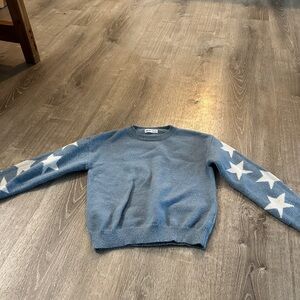Shein blue and white star sweater. Size 8